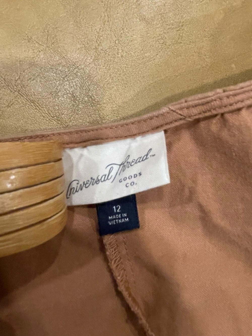 Universal Thread Neutral-Tone Button-Front Wide-Leg Jumpsuit - Picture 3 of 10